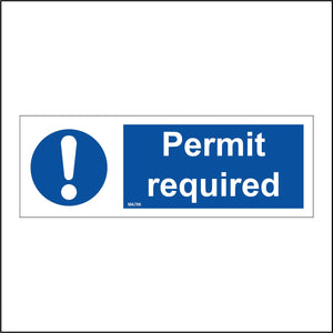 MA786 Permit Required Work License