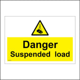 WT120 Danger Suspended Load Overhead Crane Height