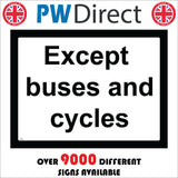 TR620 Except Buses And Cycles Road Lane