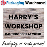 CM210 Harry's Shed Sign