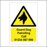 SE143 Guard Dog Patrolling Call Personalised Create Design