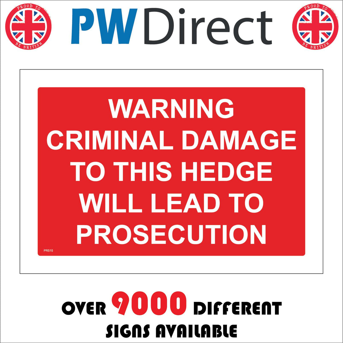 Warning Criminal Damage To Hedge Will Lead Prosecution – PWDirect