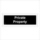 GG035 Private Property Keep Out Land Ground Trespassing