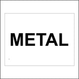 CS497 Metal Waste Recycling Only Recycle Skip Bin