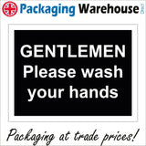 GG010 Gentlemen Please Wash Your Hands