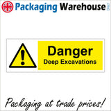 WT180 Danger Deep Excavations