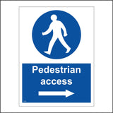 CS560 Pedestrian Access Right Arrow Direction Public Route Way