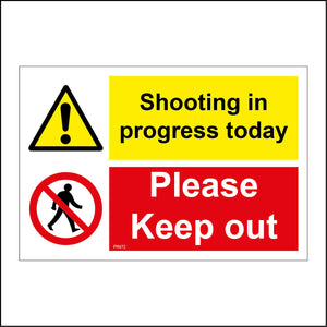 PR472 Shooting In Progress Today Please Keep Out