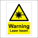 WS165 Warning Lazer Beam Sign with Triangle Laser Beam