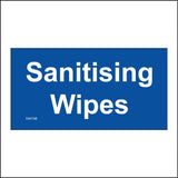 MA746 Sanitising Wipes Sign