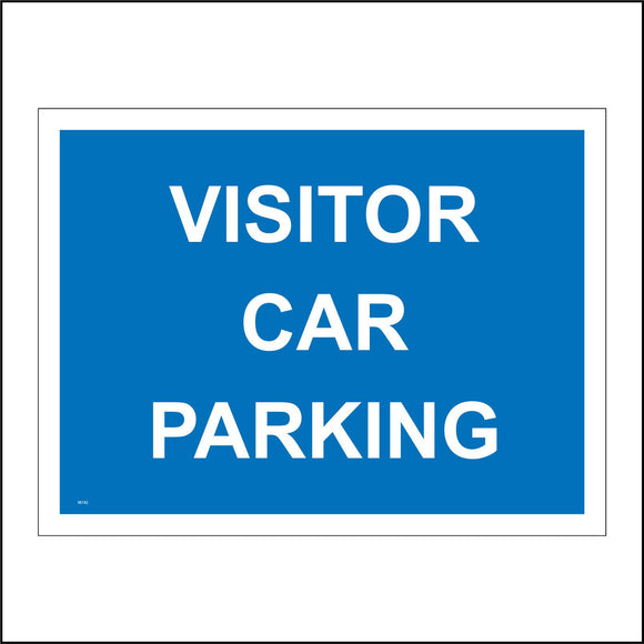 VE182 Visitor Car Parking Sign
