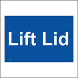 MA713 Lift Lid Sign