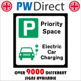 VE299 Priority Space Electric Cars Charging Vehicle Park
