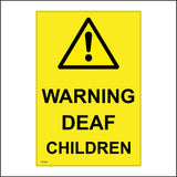 WT229 Warning Deaf Children Playing Speed Slow Noise Hearing