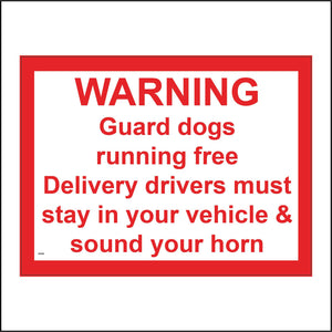 SE096 Guard Dogs Running Free Stay In Vehicle Sound Horn