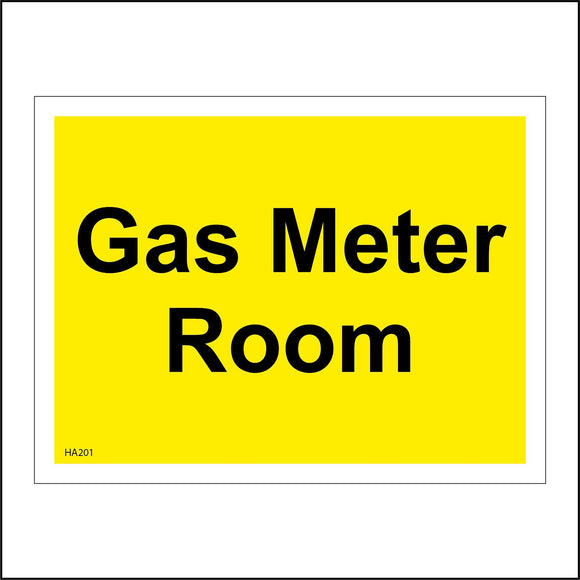 HA201 Gas Meter Room Utility Ventilation Fuel Petroleum