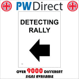 TR552 Detecting Rally Metal Detector Left Arrow