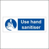 MA616 Use Hand Sanitiser Sign with Hands/Gel/Dispenser/Sanitiser