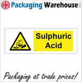 WS663 Sulphuric Acid Sign with Triangle Hands Test Tubes
