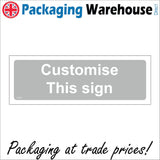 CM361 Customise This Sign Grey White Door Wall Poem Verse Name Words