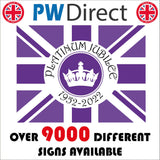 TR580 Platinum Jubilee Queens Head 1952-2022 Coloured