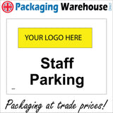 CM338 Staff Parking Your Logo Customise Personalise