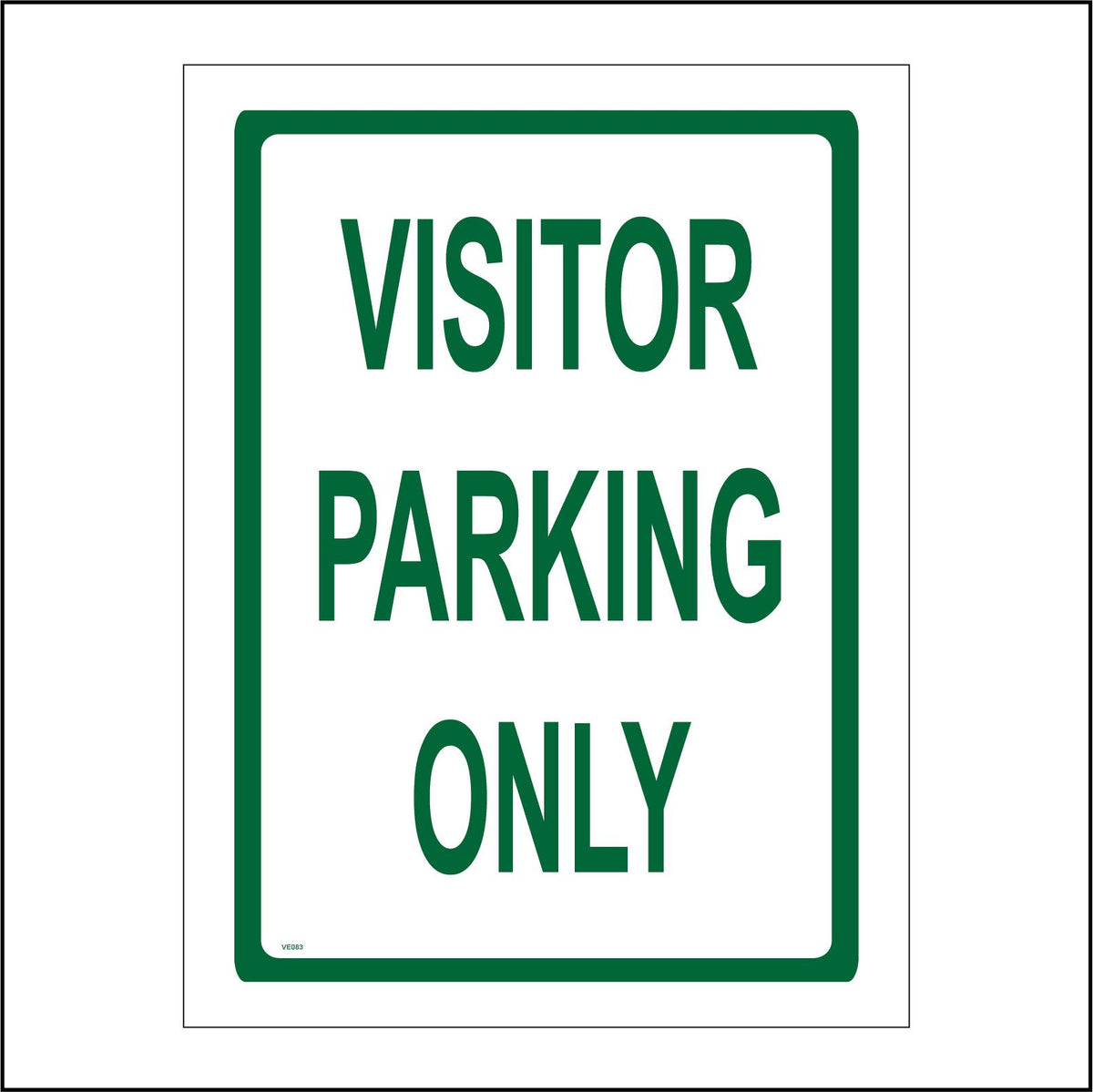 Visitor Parking Only Sign – PWDirect