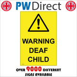 WT232 Warning Deaf Child School Crossing Speed Drivers Slow