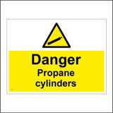 HA217 Danger Propane Cylinders Gas Storage Petroleum LPG