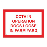 SE124 CCTV In Operation Dogs Loose Farm Yard