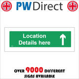 CM405 Your Words Here Straight On Up Arrow Green