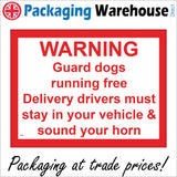 SE096 Guard Dogs Running Free Stay In Vehicle Sound Horn