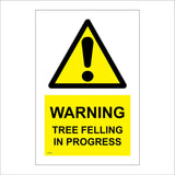 WT262 Warning Tree Felling In Progress