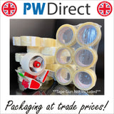 Clear 2" 48mm X 66m Packaging Parcel Tape