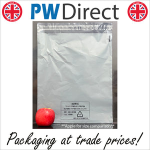 GC05 350mm x 300mm approx (13.7 x 11.8") Grey Polythene Mailing Bags