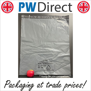 GC20 520mm x 600mm approx (20.5 x 23.6") Grey Polythene Mailing Bags