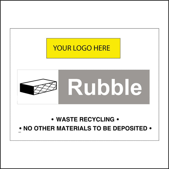 CS471 Rubble Recycling Waste Recycle Your Logo