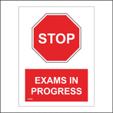 SC003 Stop Exams In Progress Entry Admittance Test Students