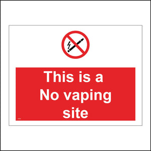 NS096 This Is A No Vaping Site