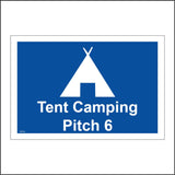 VE410 Tent Camping Pitch 6 Six Vacation Campsite Holiday Break