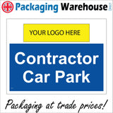 VE264 Contractor Car Park Building Construction Logo Company