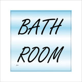 GE977 Bath Room Blue Shower Bathe Relax Soak