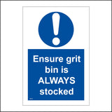 MA846 Ensure Grit Bin Is Always Stocked Environment Winter