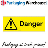 WS143 Danger Sign with Triangle Exclamation Mark