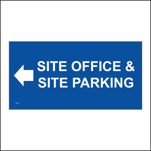 CS399 Site Office & Parking Left Arrow