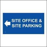 CS399 Site Office & Parking Left Arrow
