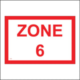 TR410 Zone 6 Sign