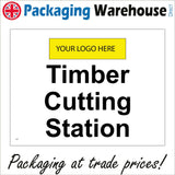 CS588 Timber Cutting Station Logo Wood Saw Logger Trees Company
