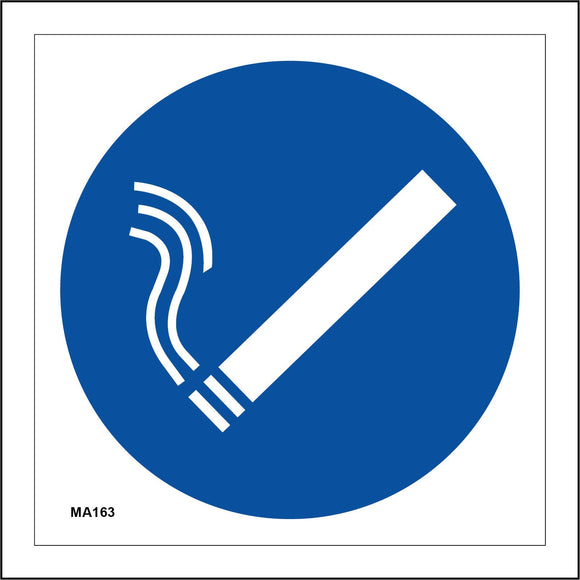 MA163 Smoking Sign with Cigarette