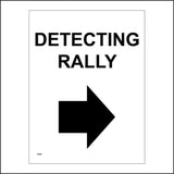 TR553 Detecting Rally Metal Detector Salvage Right Arrow